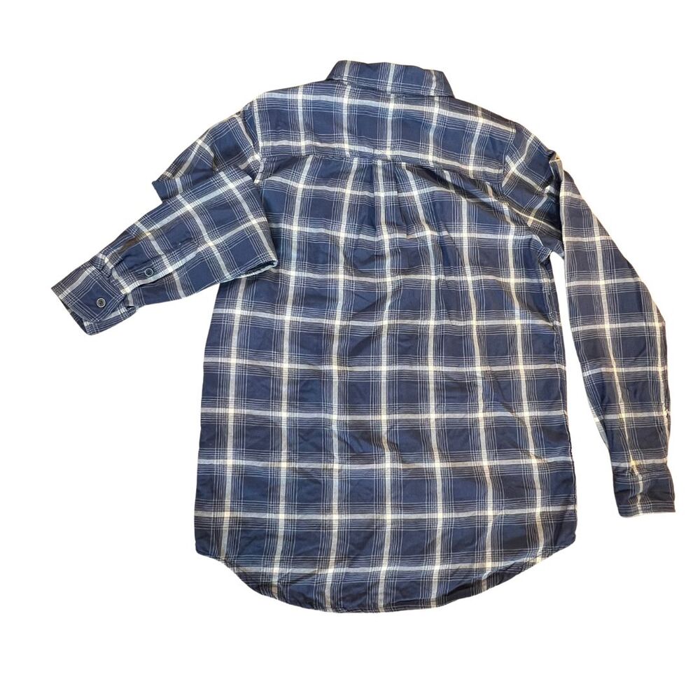 Marmot Women Plaid Shirt Medium Long Sleeve Button Up Western Cowgirl Rustic Tex - Picture 8 of 12